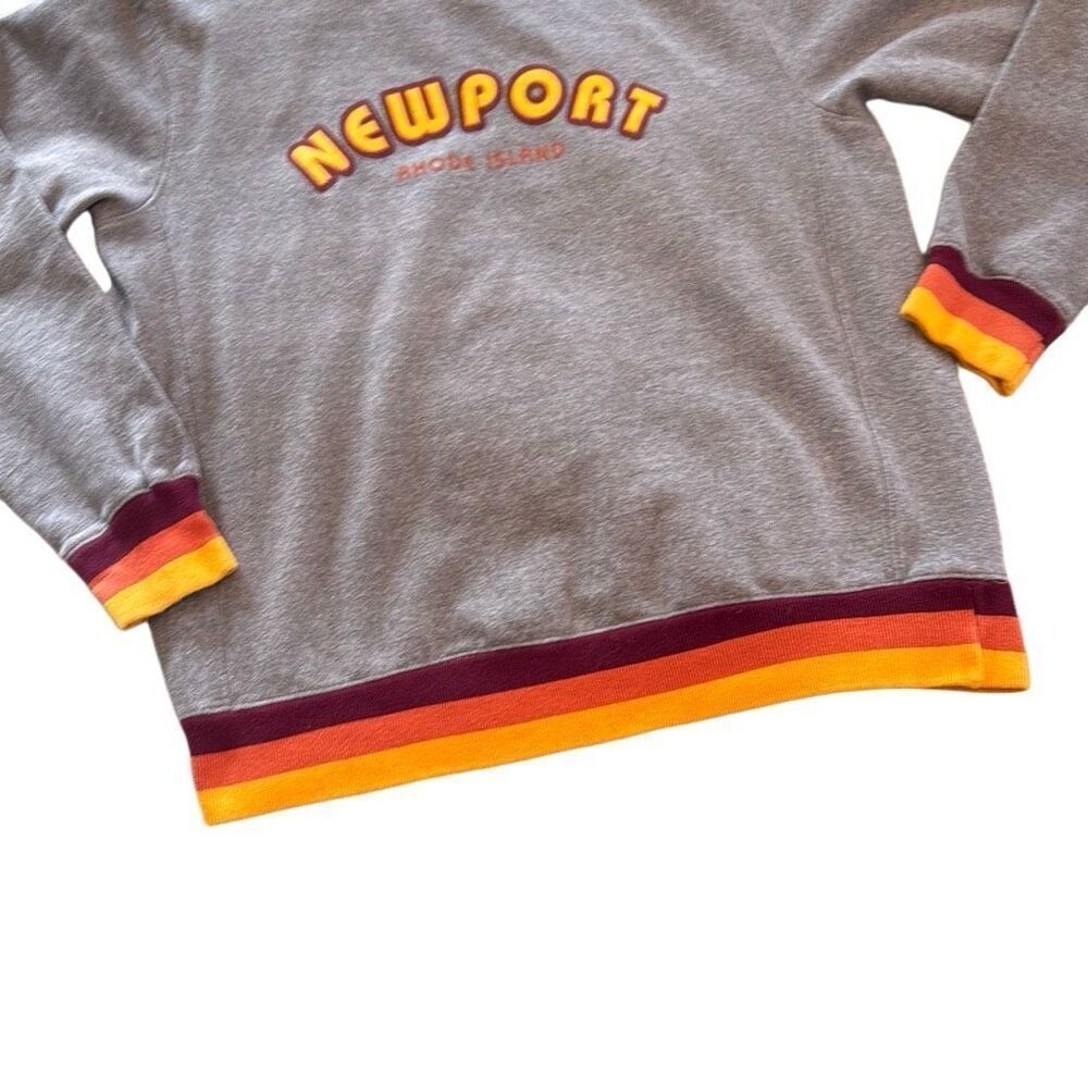 P.S Gear Women's Multicolor Newport Rhode Island Crew Neck Sweatshirt Large